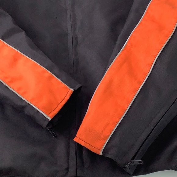 Nexgen Harley Davidson embroidered patches Motorcycle Zip out liner jacket SZ M - Picture 8 of 16